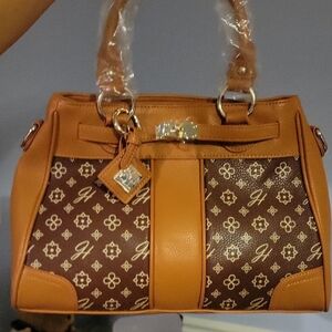 Elegant Brown Designer Handbag